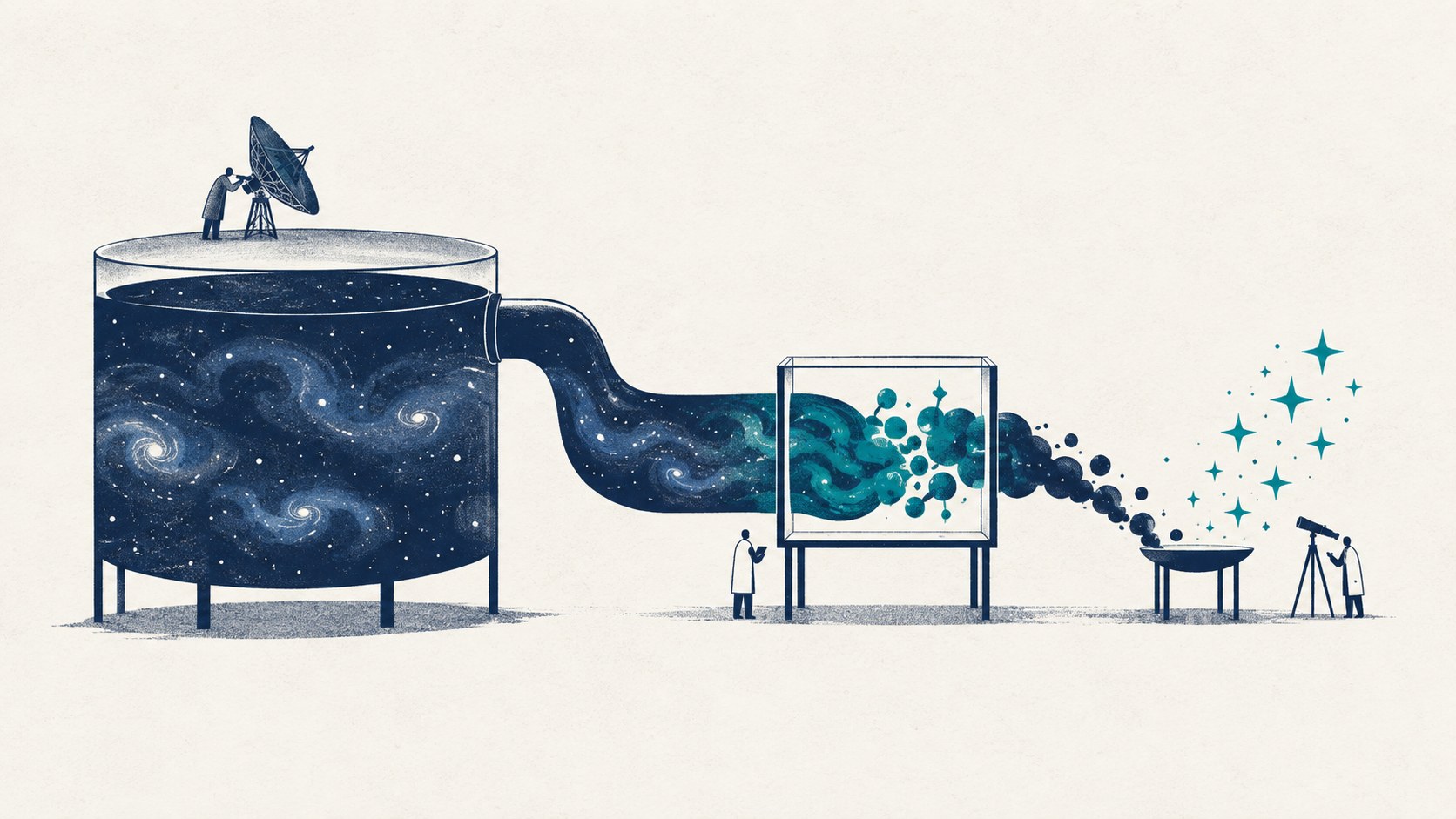 FAST与DESI联合测量：恒星形成减弱，中性氢未同步枯竭 配图